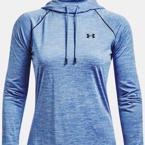 Under Armour UA Velocity Word Mark Blue Hoodie Size XS